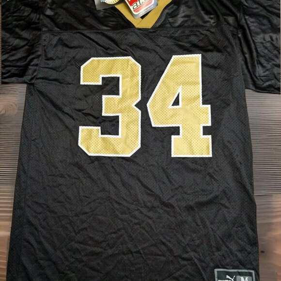 NWT Vintage Ricky Williams New Orleans Saints Authentic Puma NFL Jersey Medium
